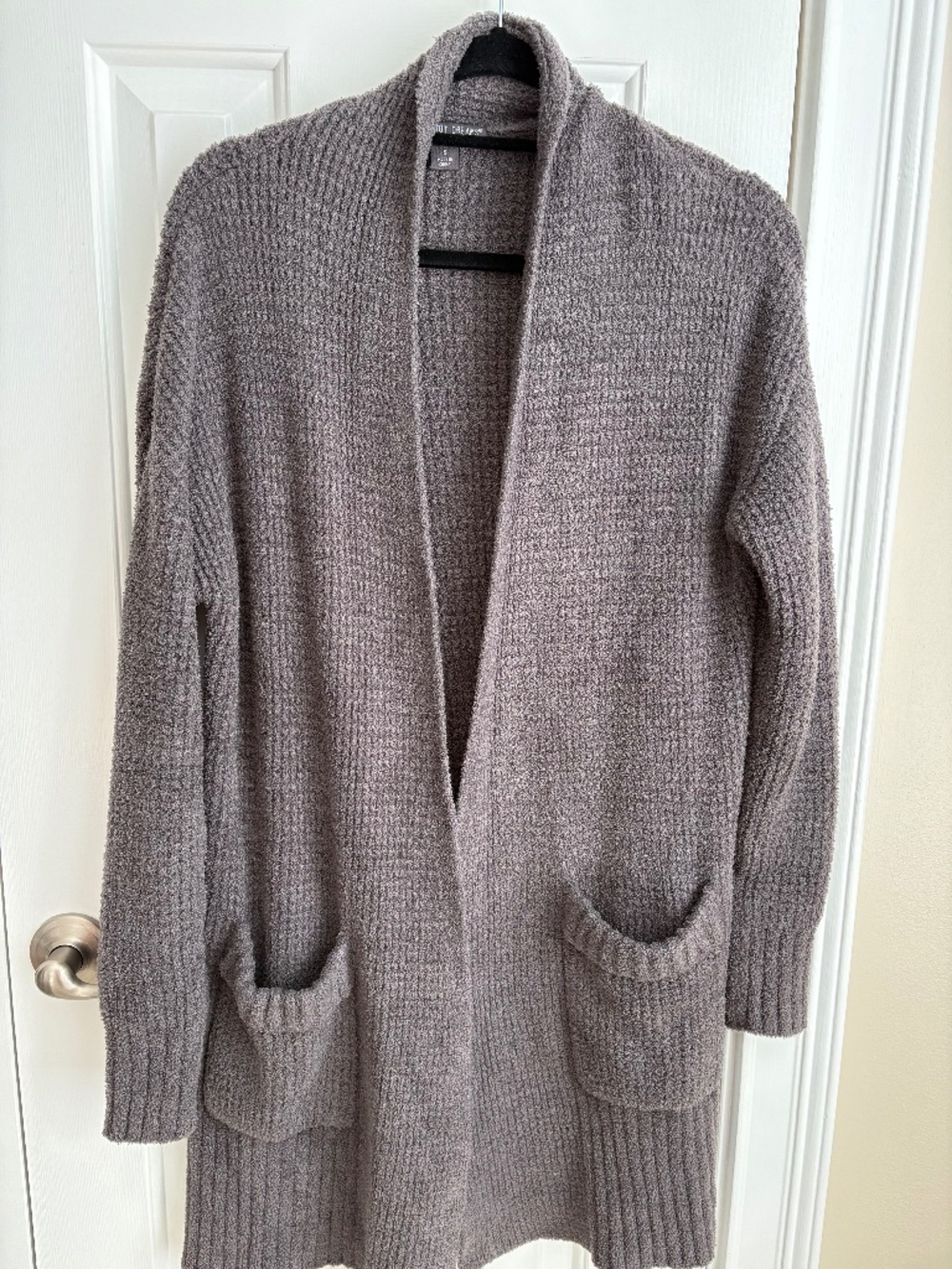 Barefoot Dreams drape front wrap cardigan